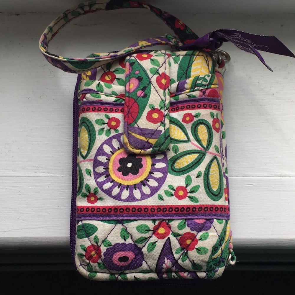 Floral Vera Bradley Wristlet